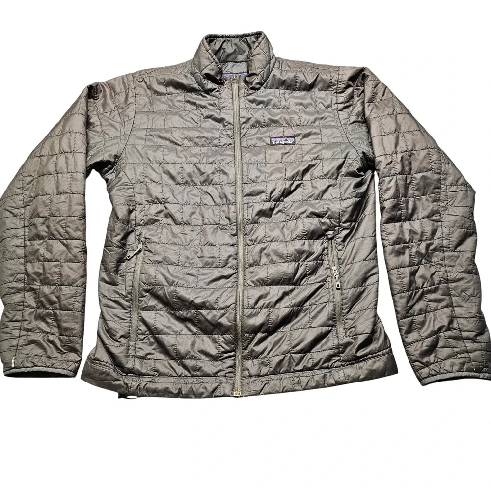 Patagonia Mens Nano Puff Jacket Forge Grey 84212 FA18 PrimaLoft Puffer Size M
